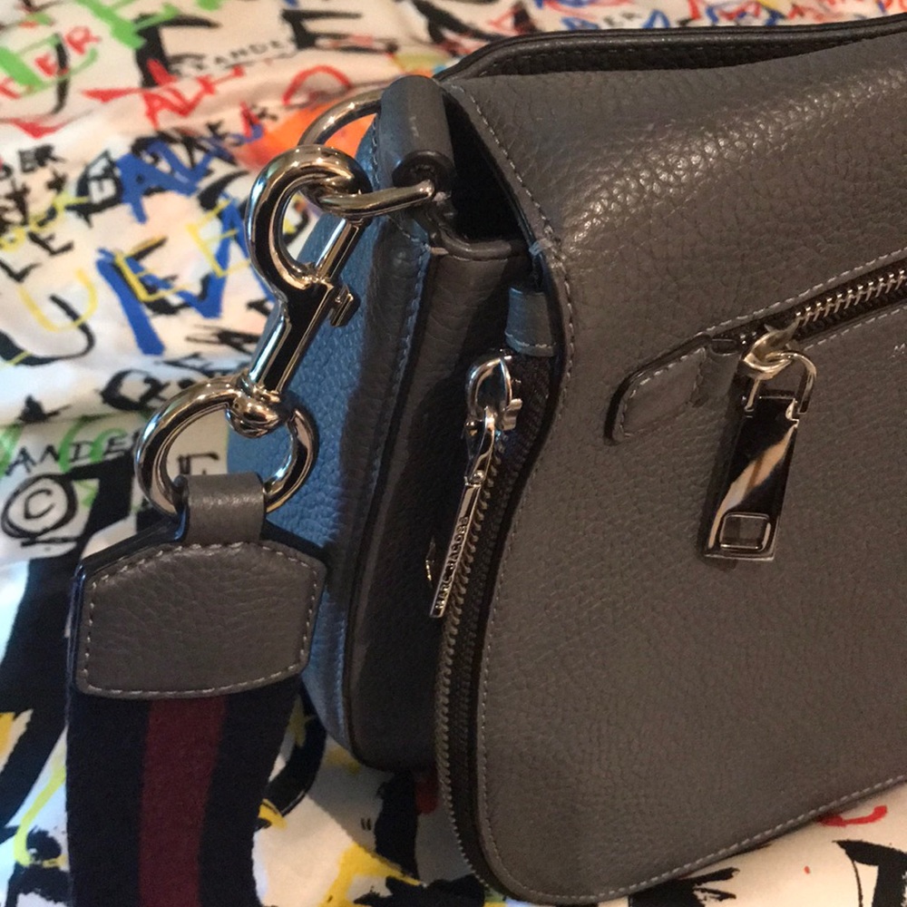 Like new elephant grey leather Bag - Picture 5 of 9